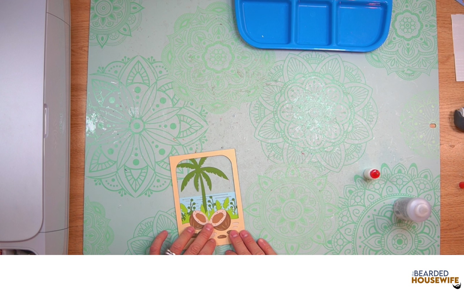 layer the front cover panel