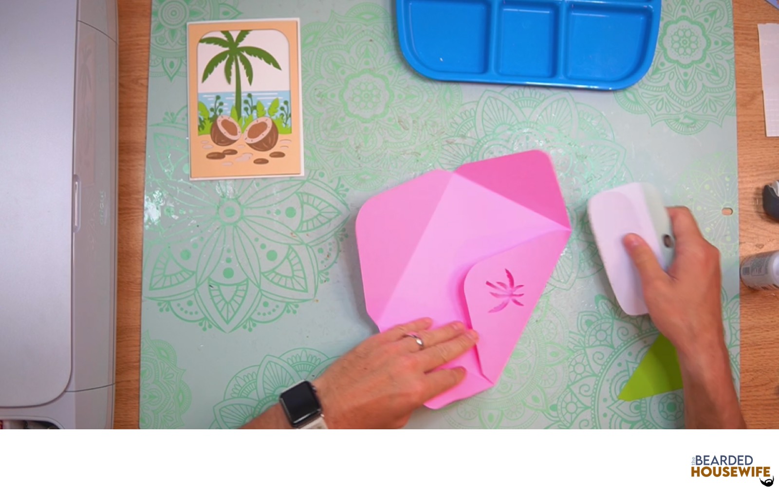 burnish with your scraper