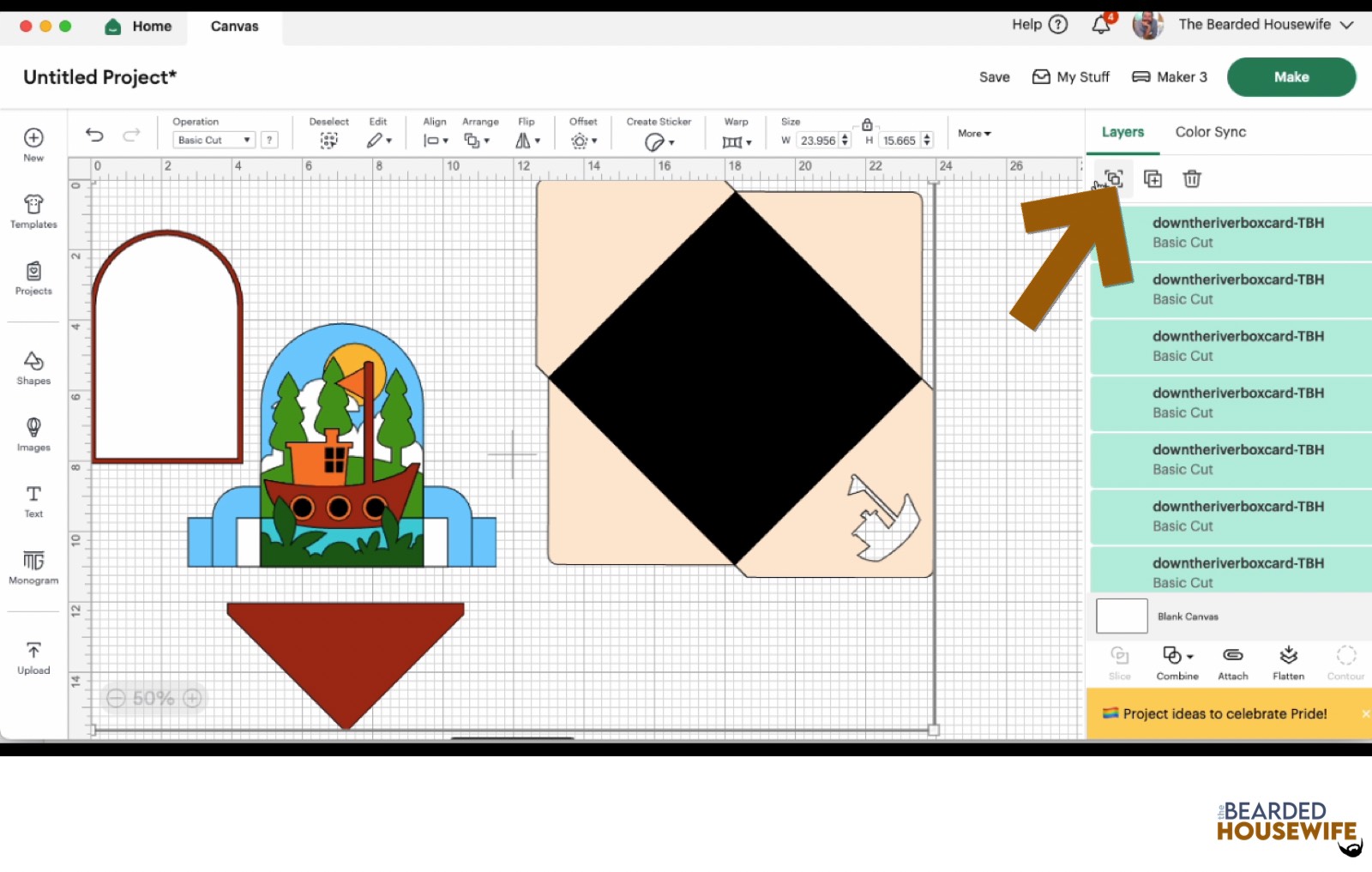 ungroup the design