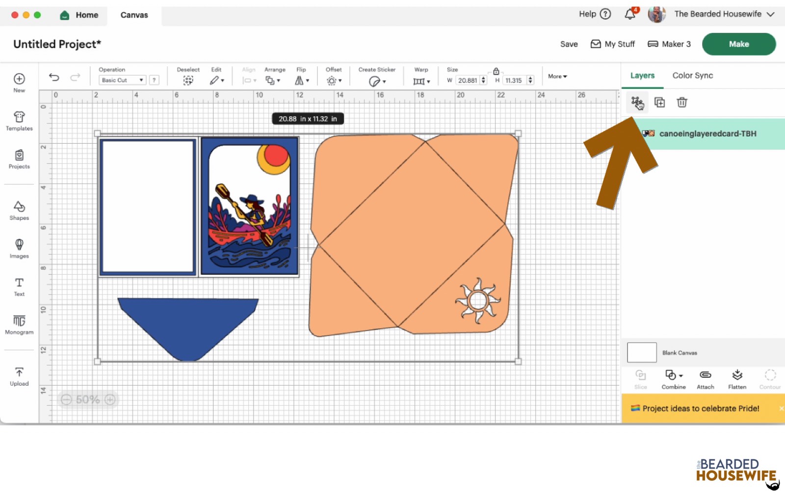 ungroup the design