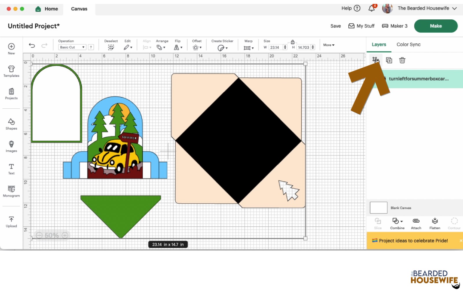 ungroup the design