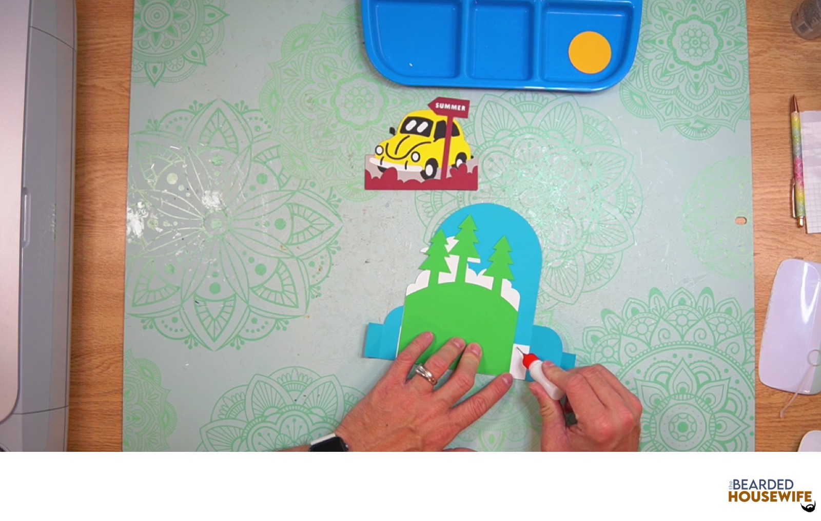 add glue to the right tab