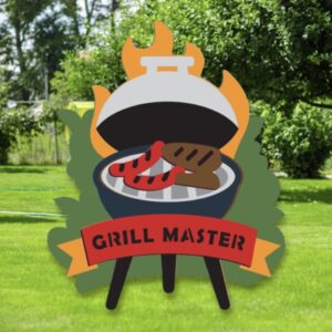 927. Grill Master Layered Paper Craft