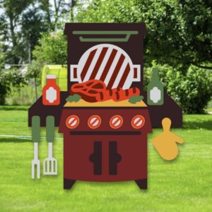 928. The BBQ Grill Layered Paper Craft