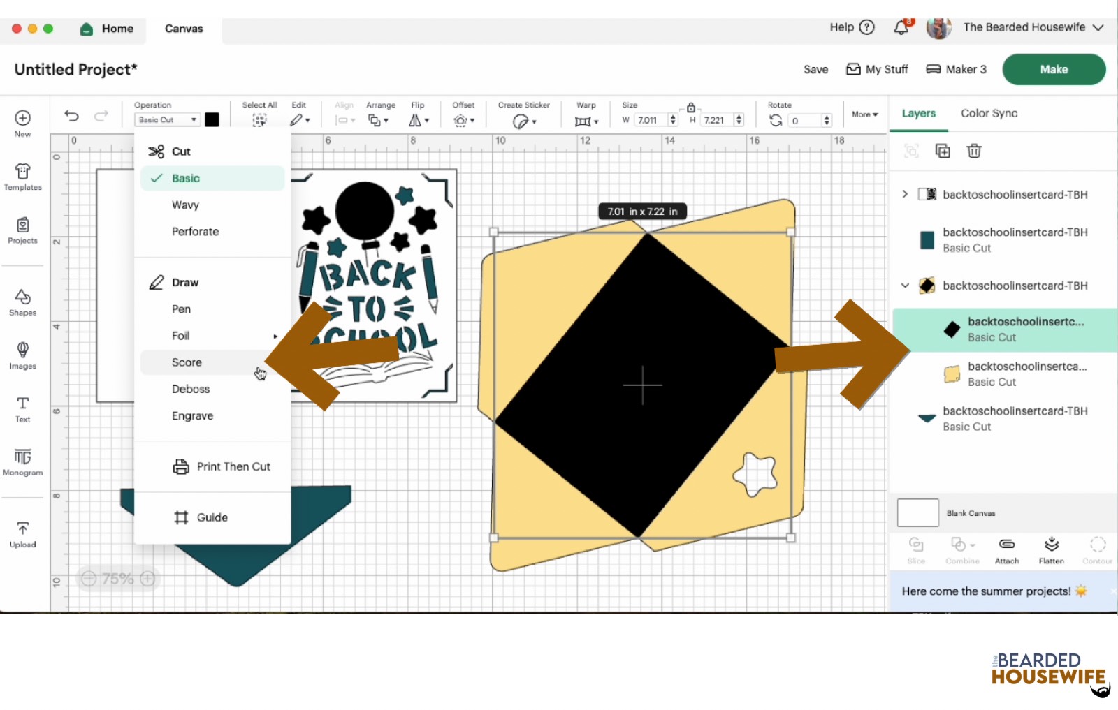 find the envelope and convert to score