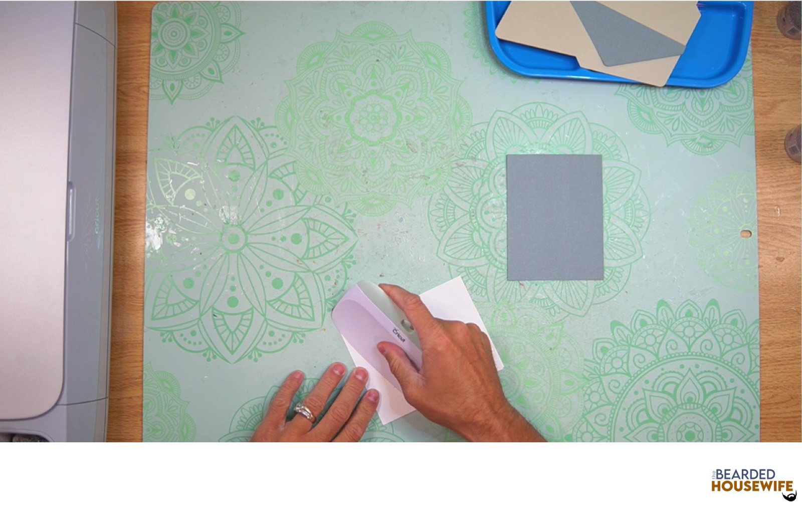 burnish with your scraper