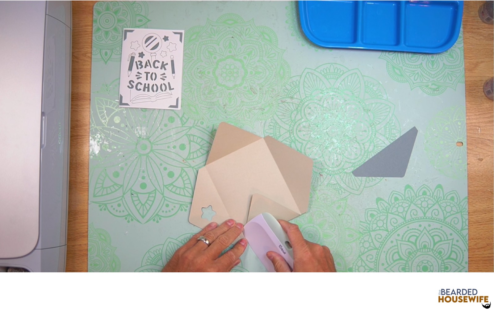 burnish with your scraper