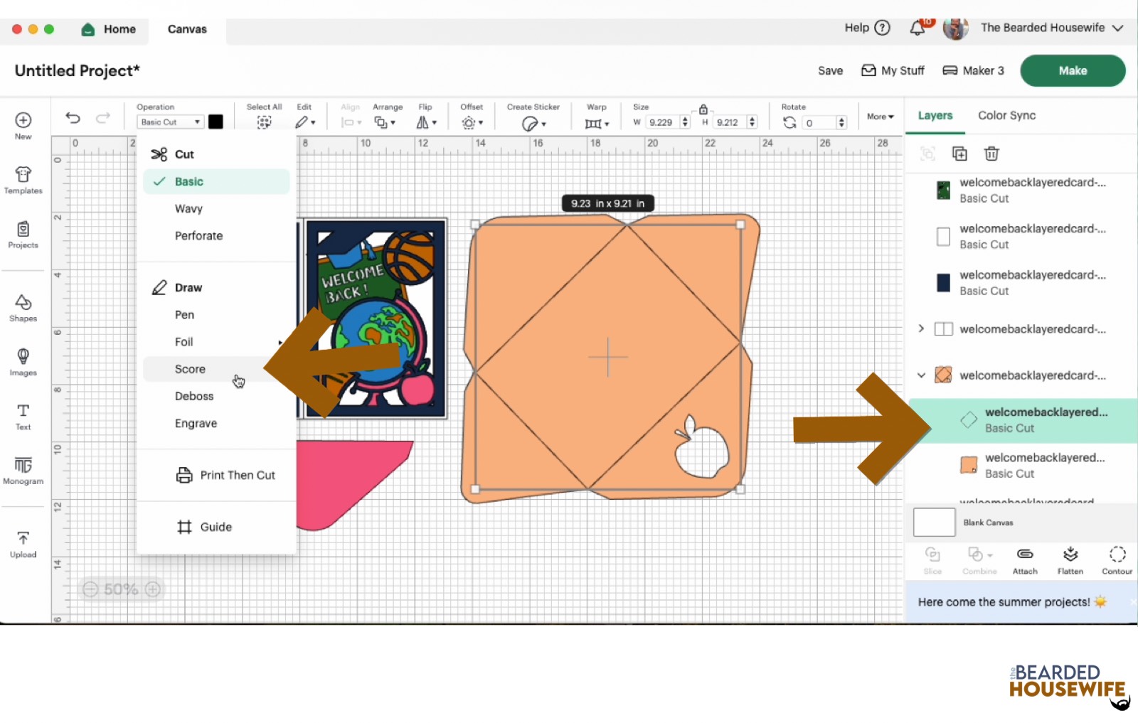 convert the envelope to score
