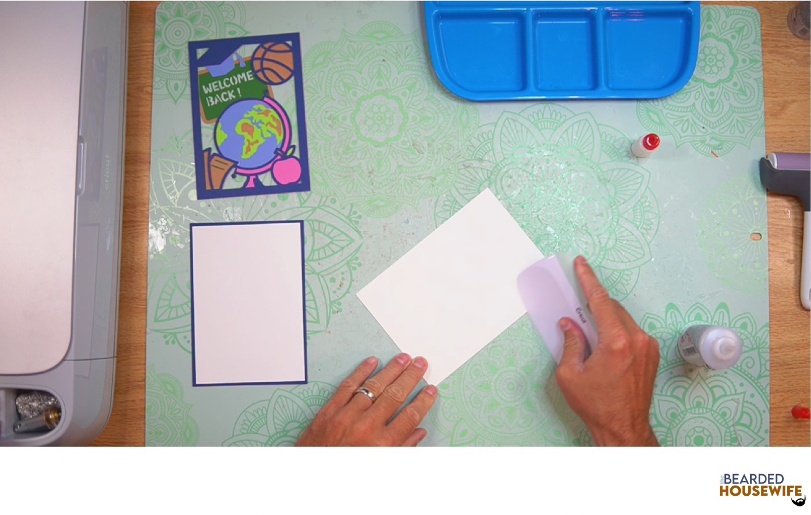 burnish with your scraper