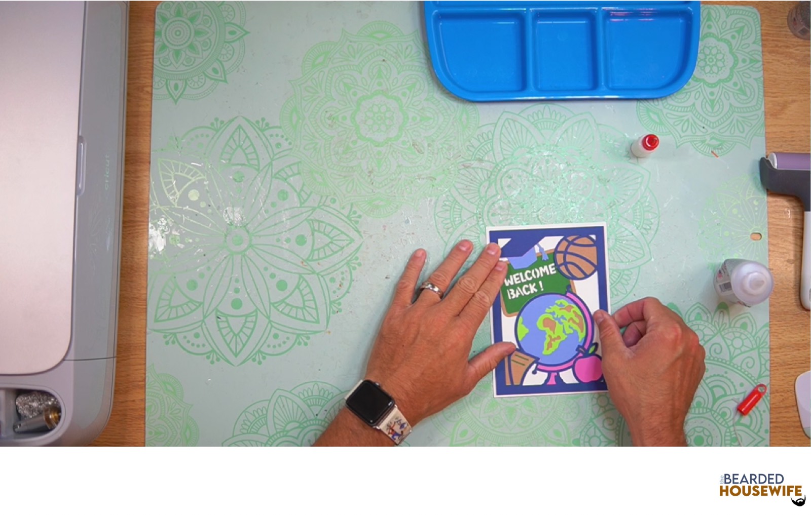 attach the front cover panel