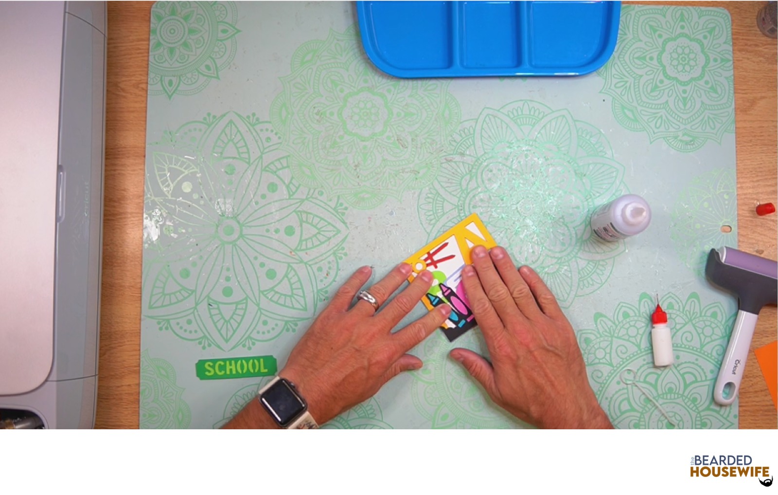 attach the front cover panel