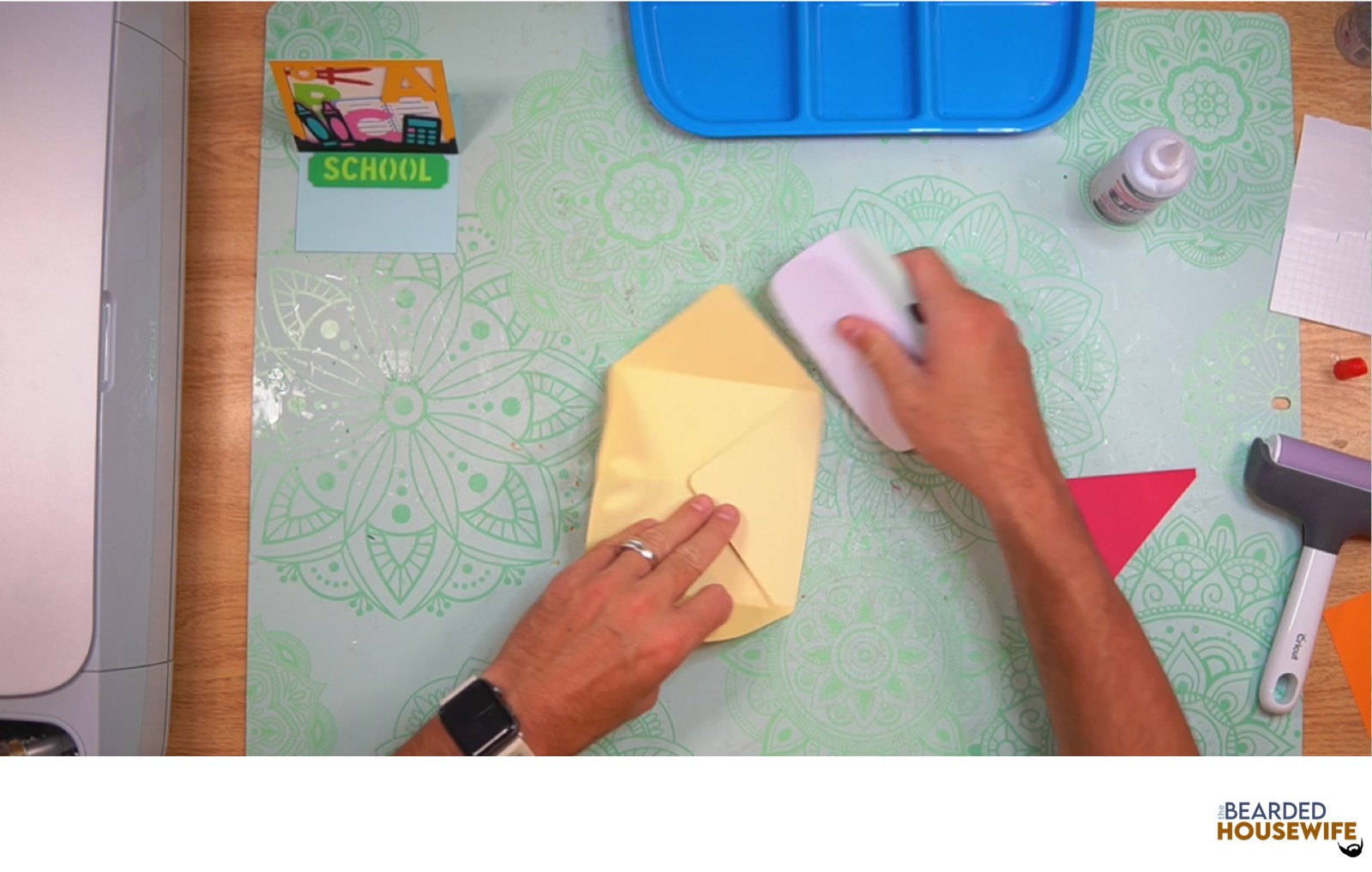 burnish with your scraper