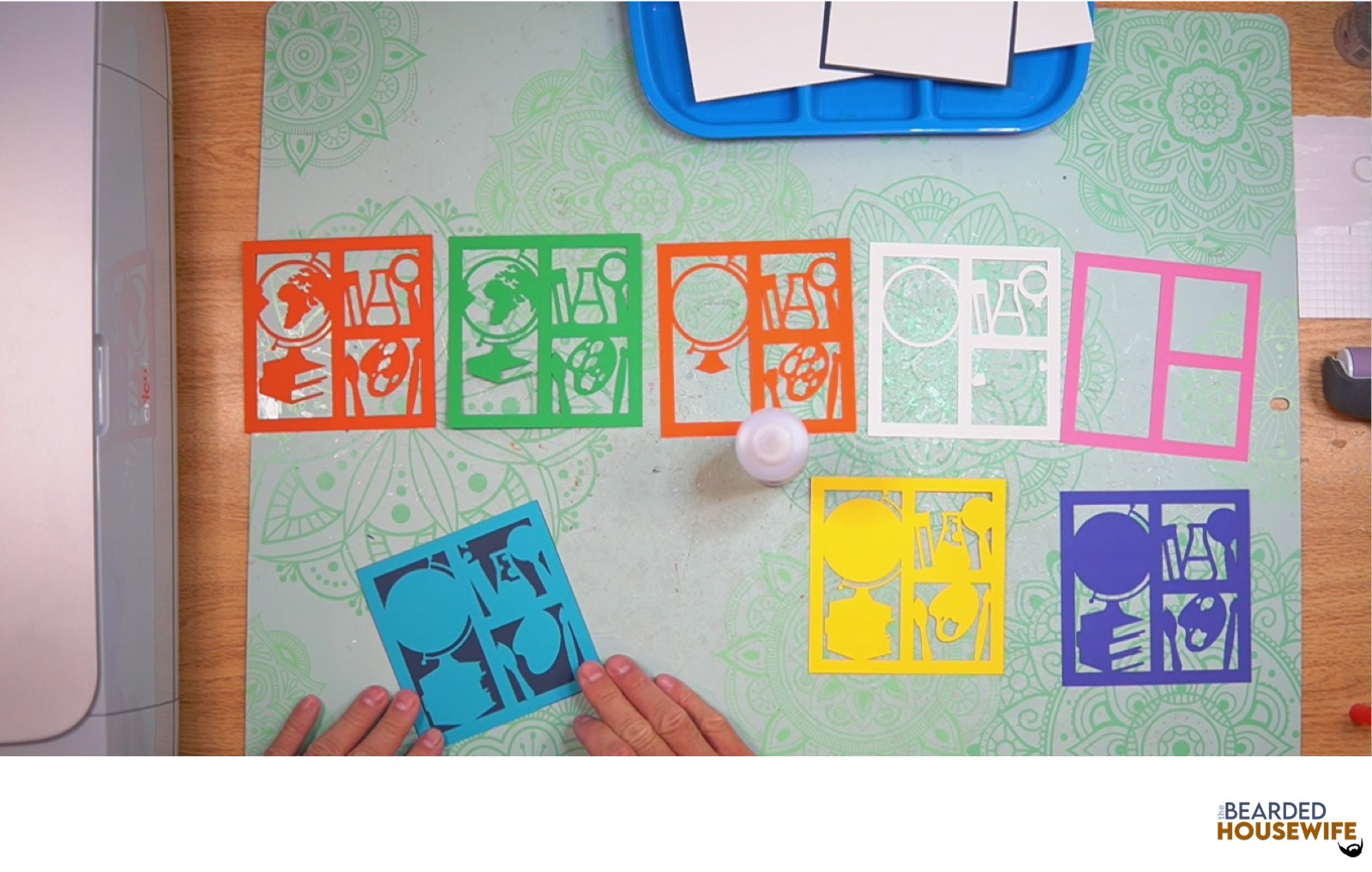 layer the front cover panel