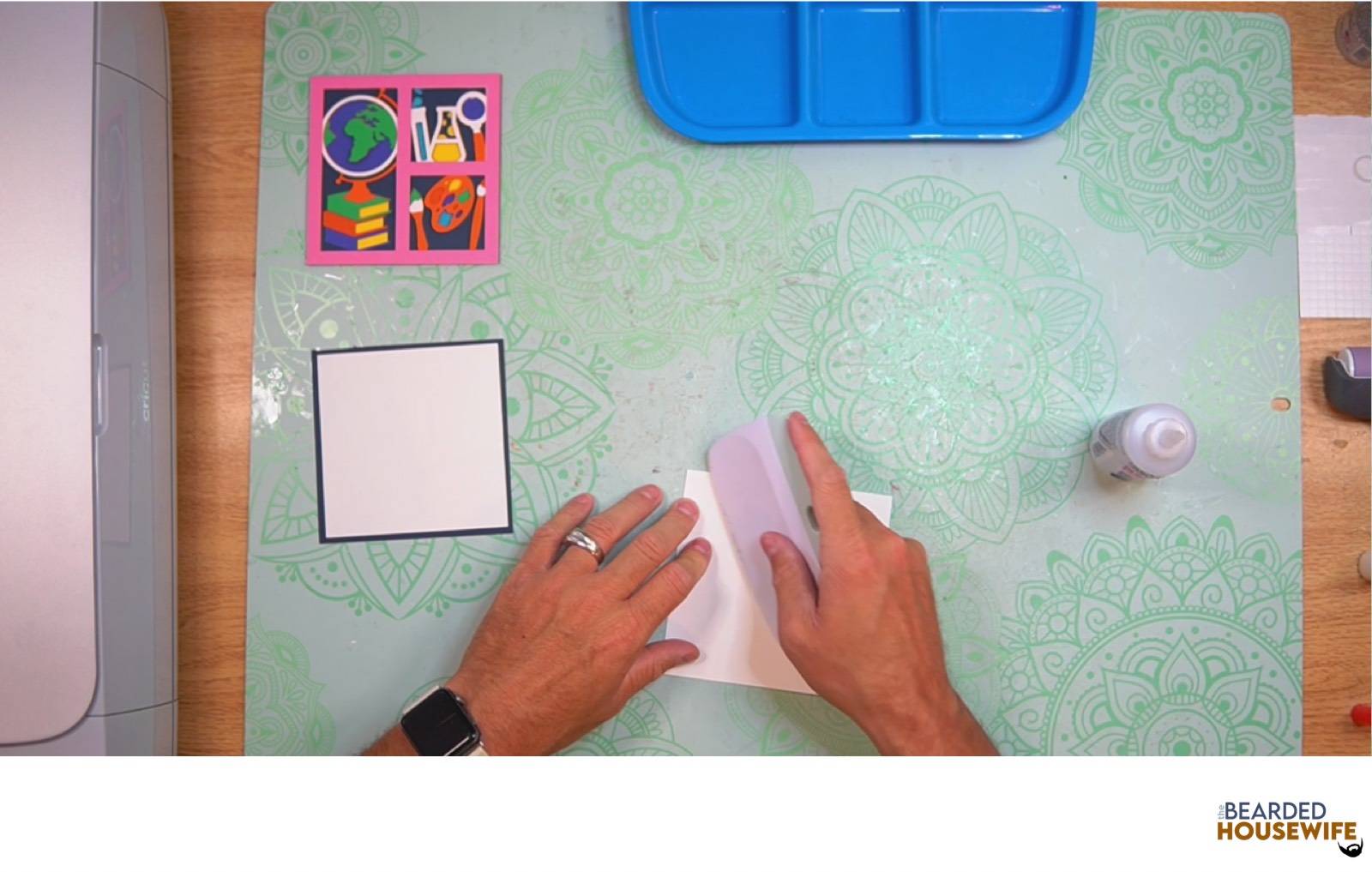 burnish with your scraper