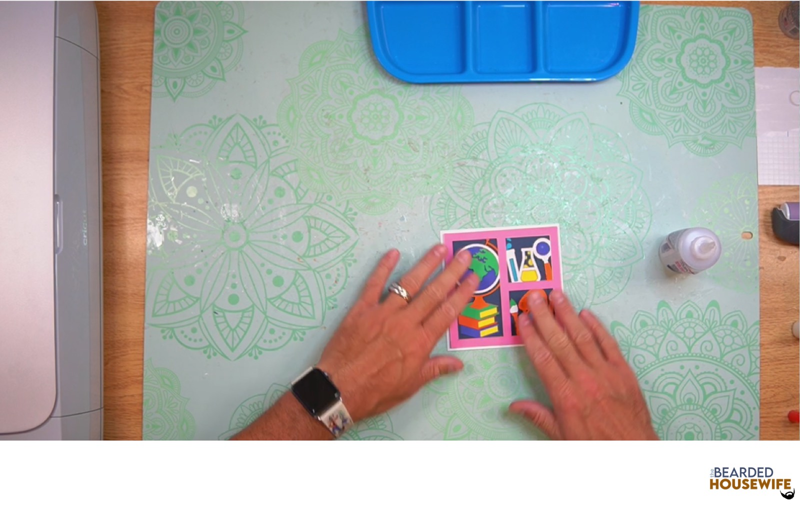 attach the front cover panel