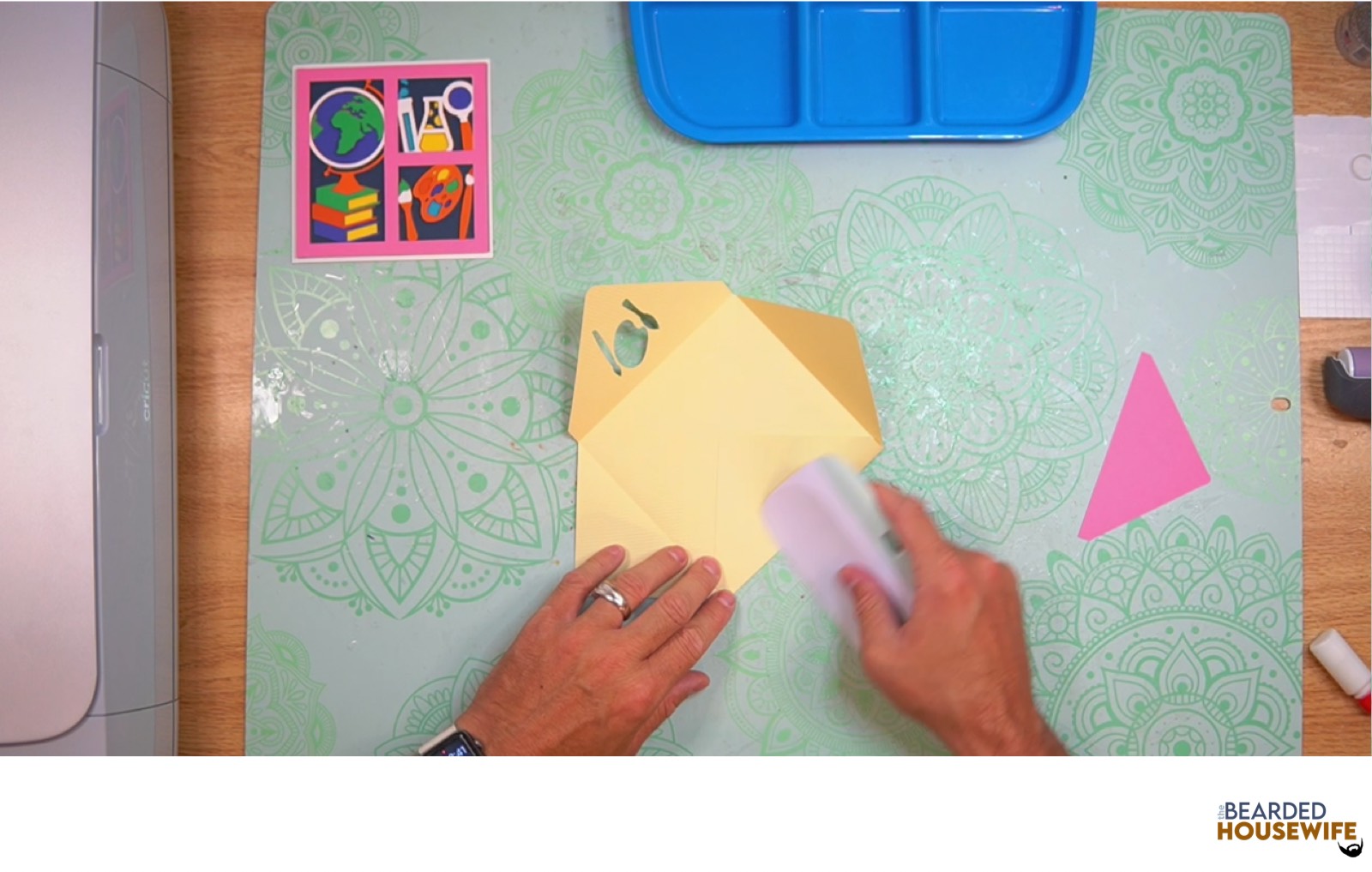 burnish with your scraper