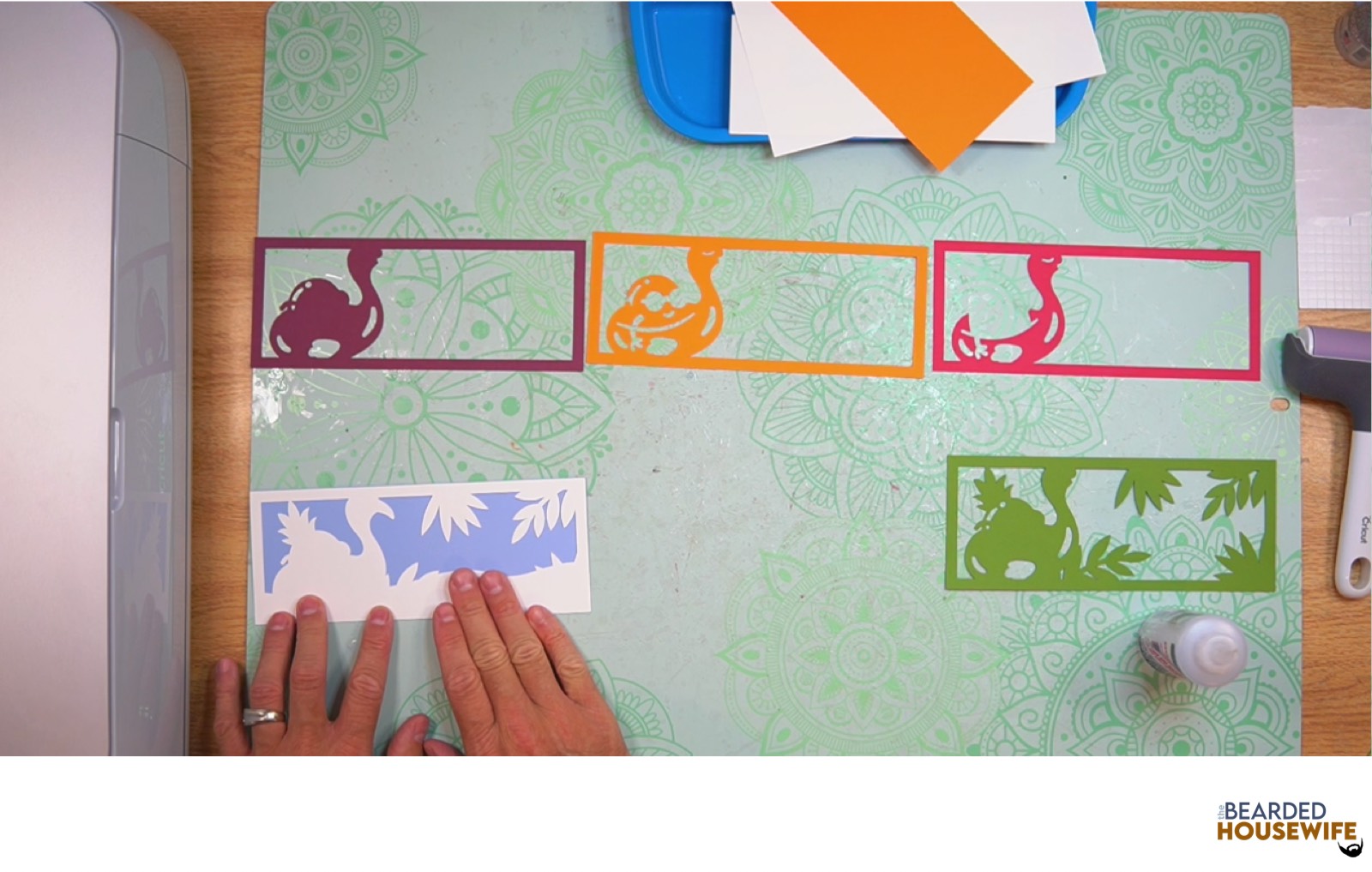 layer the front cover panel