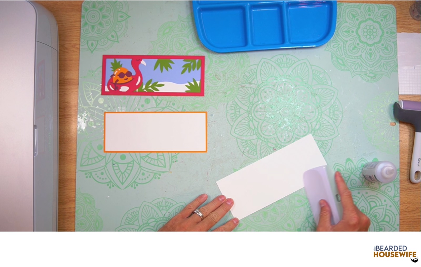 burnish with your scraper