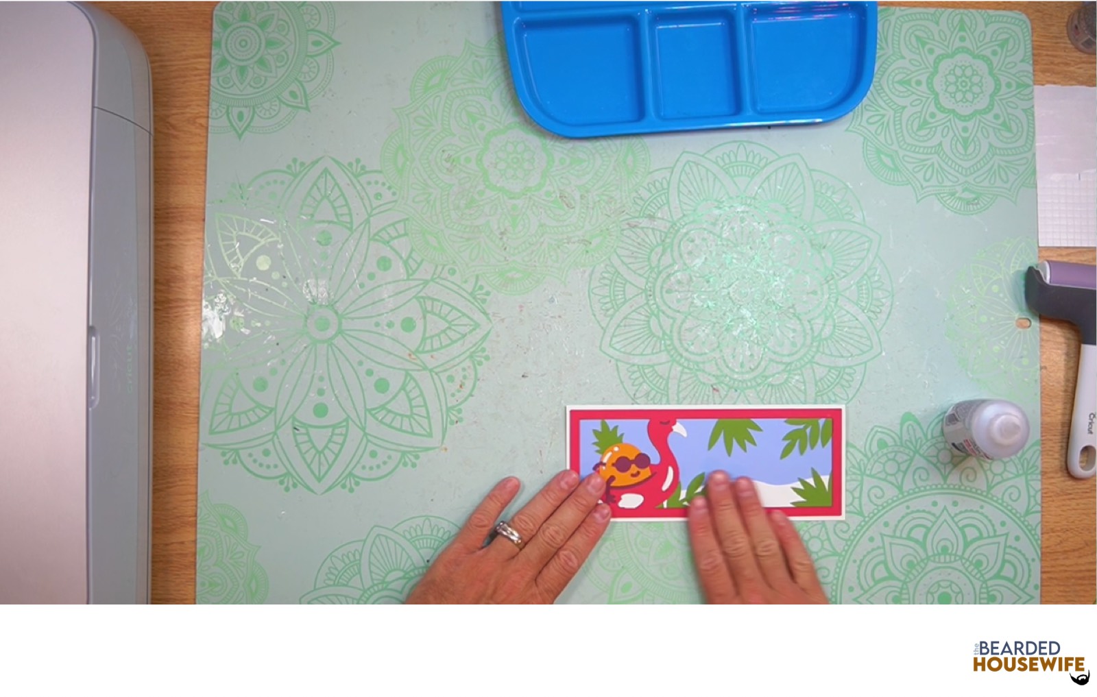 attach the front cover panel