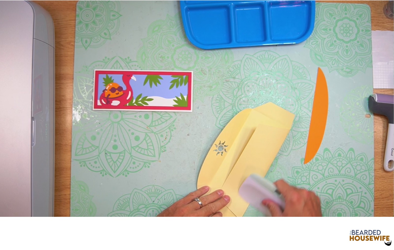 burnish with your scraper