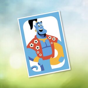 950. Summer Genie Layered Card