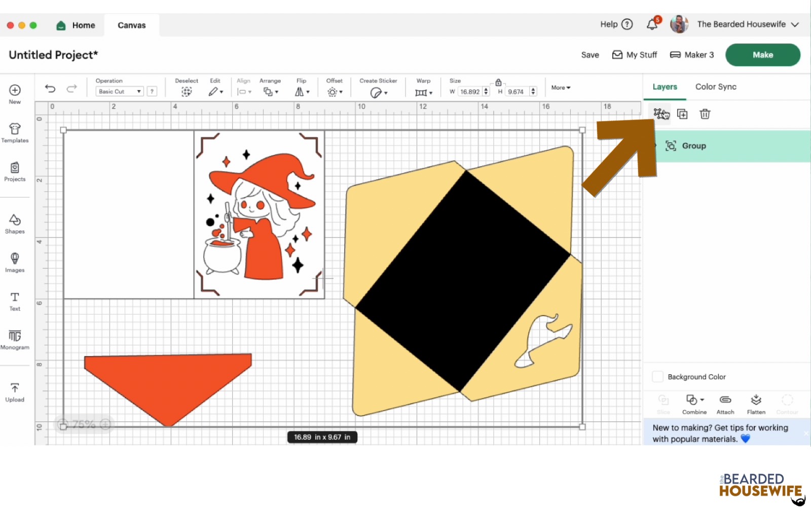 ungroup the design