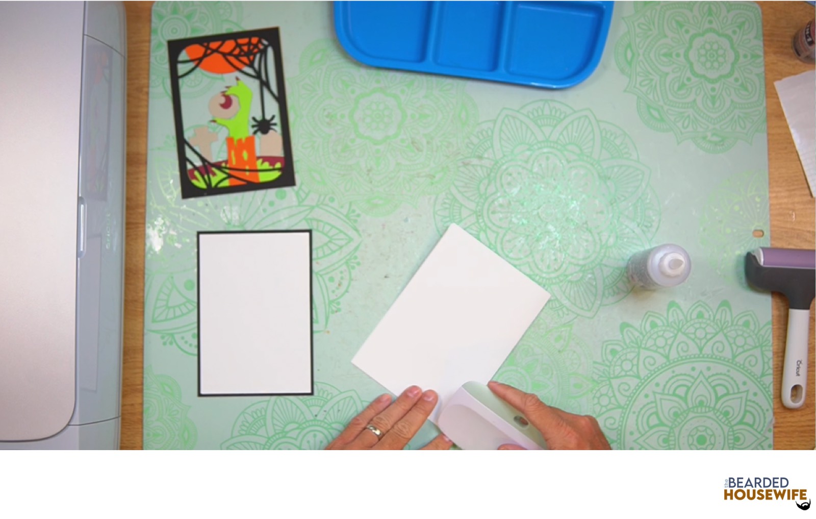 burnish with your scraper