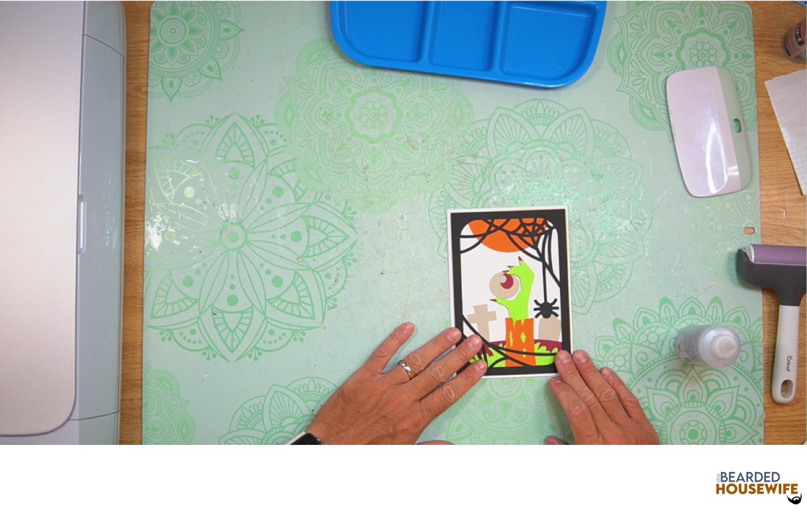 attach the front cover panel