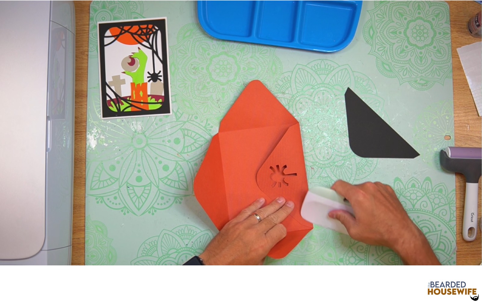 burnish with your scraper