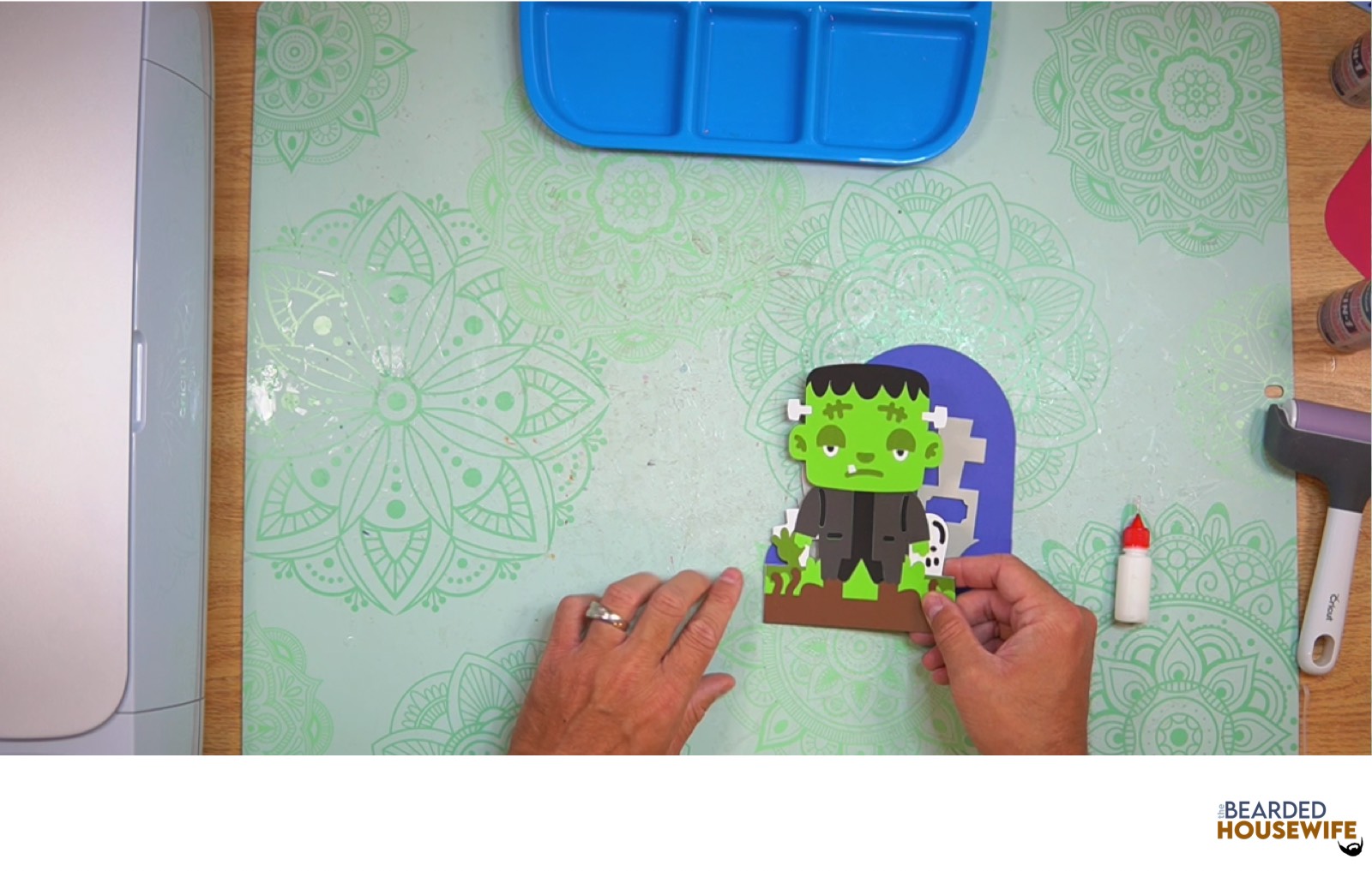 attach the front cover panel