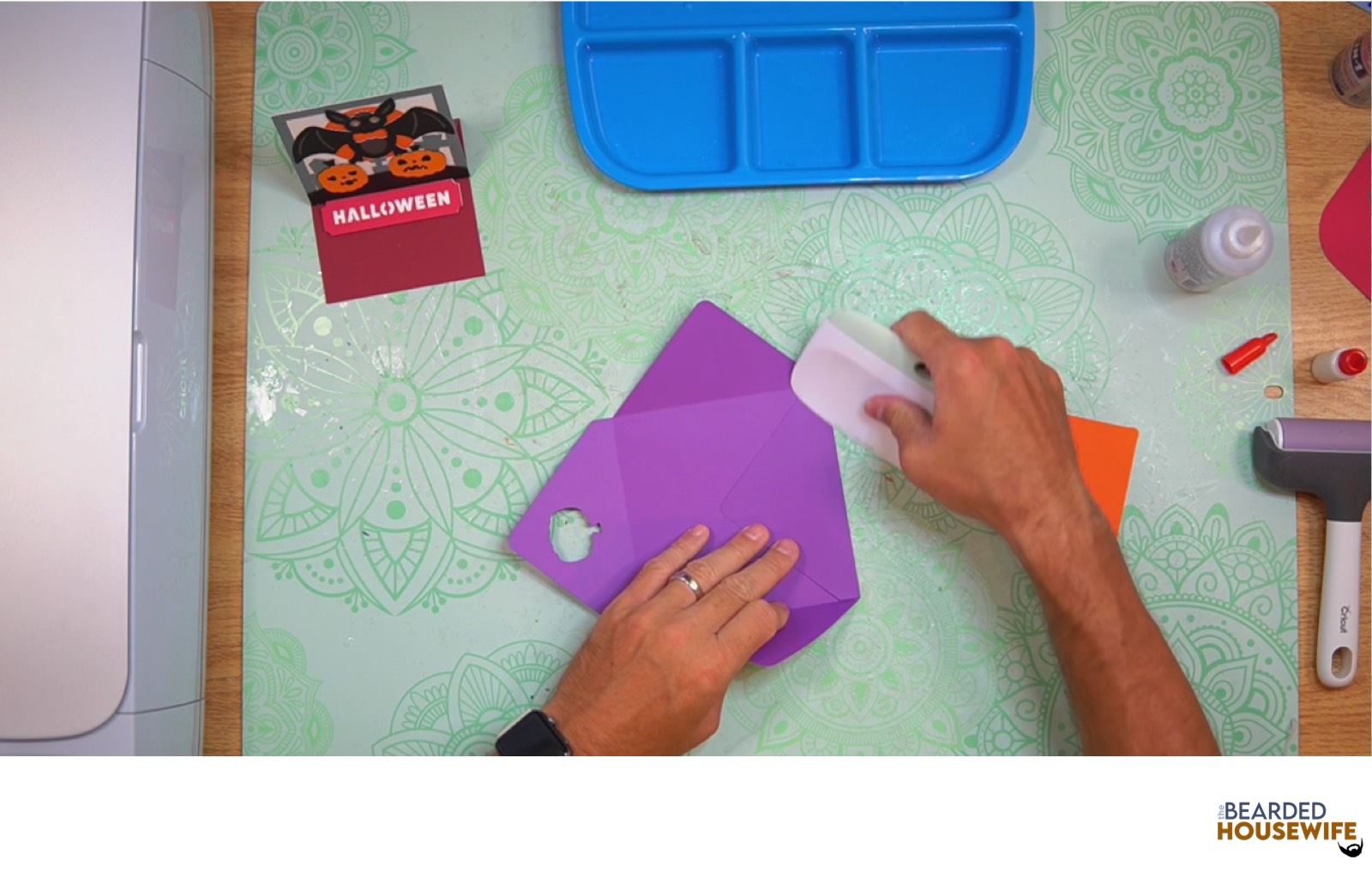 burnish with your scraper