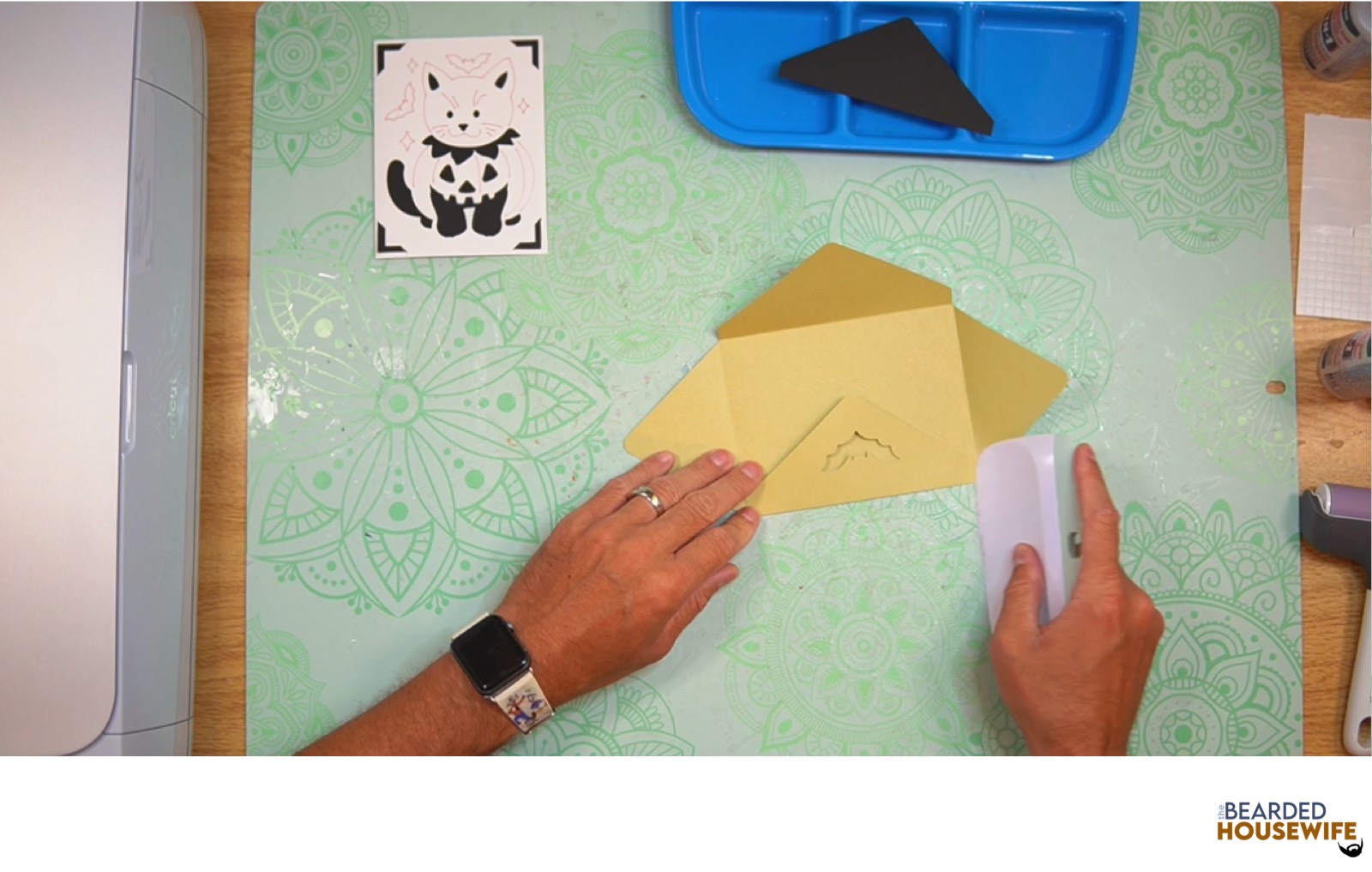 burnish with your scraper