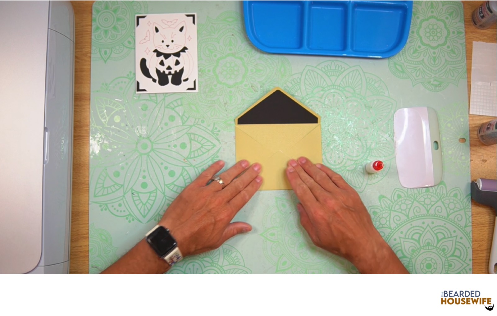 bring the bottom flap up to form the envelope