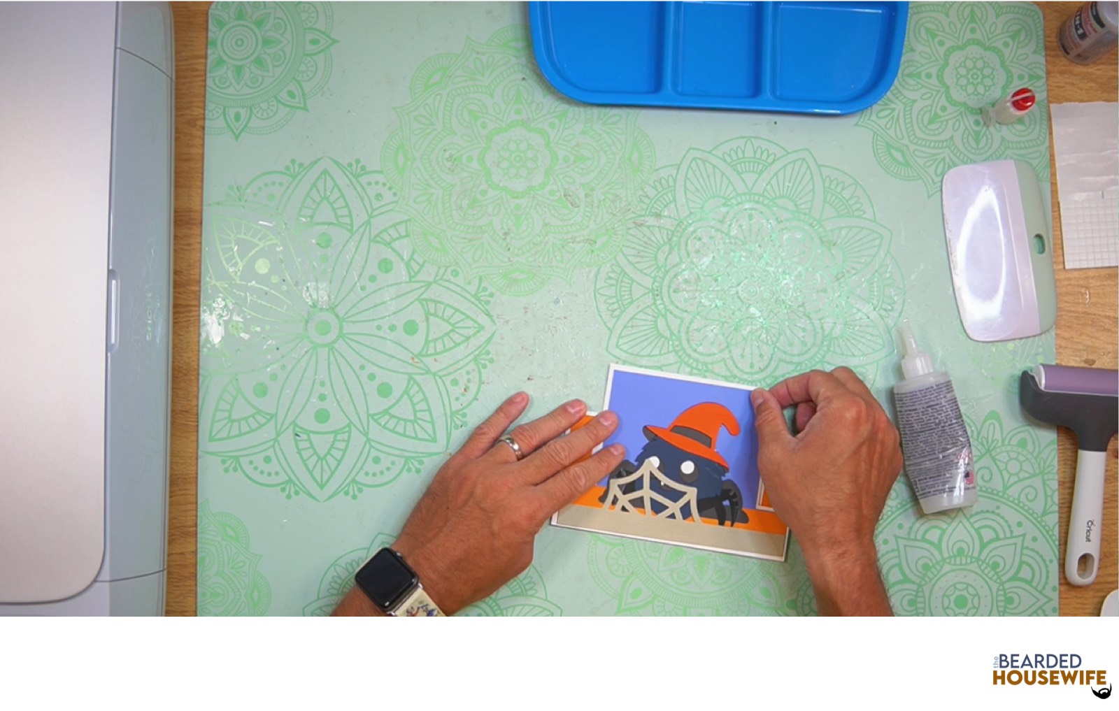 attach the front cover panel