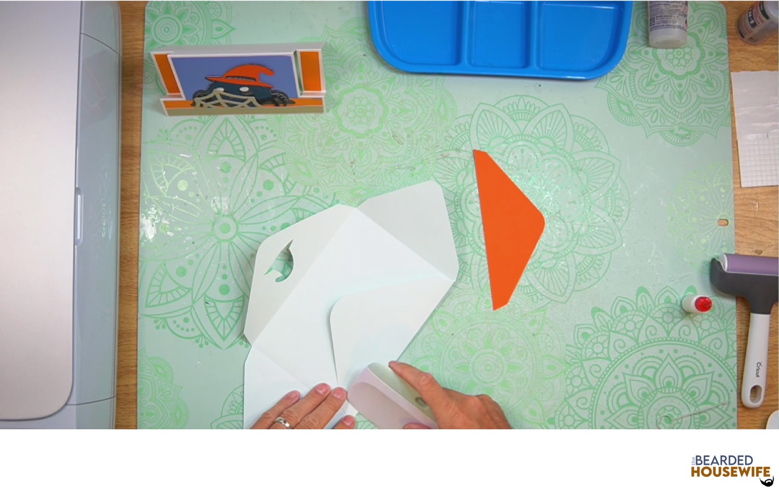 burnish with your scraper