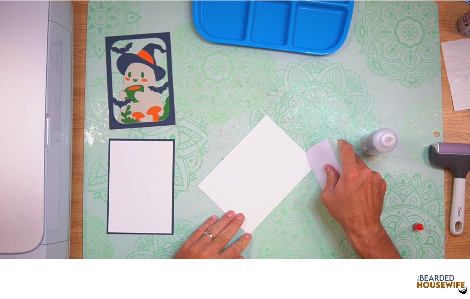 burnish with your scraper