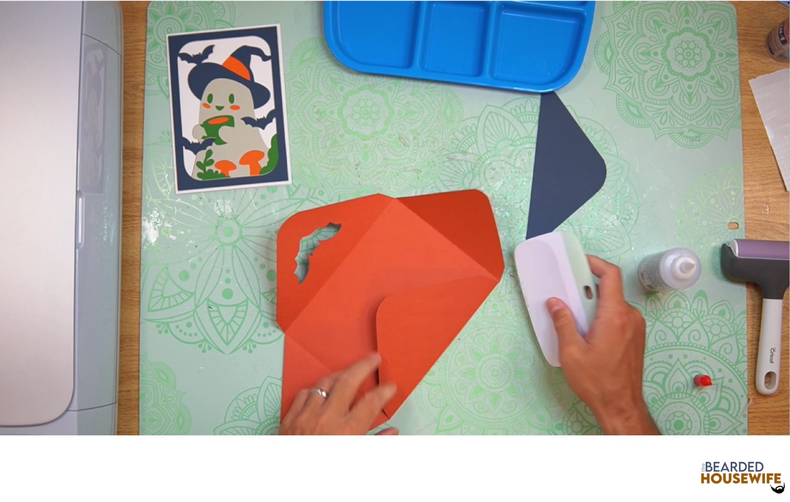 burnish with your scraper