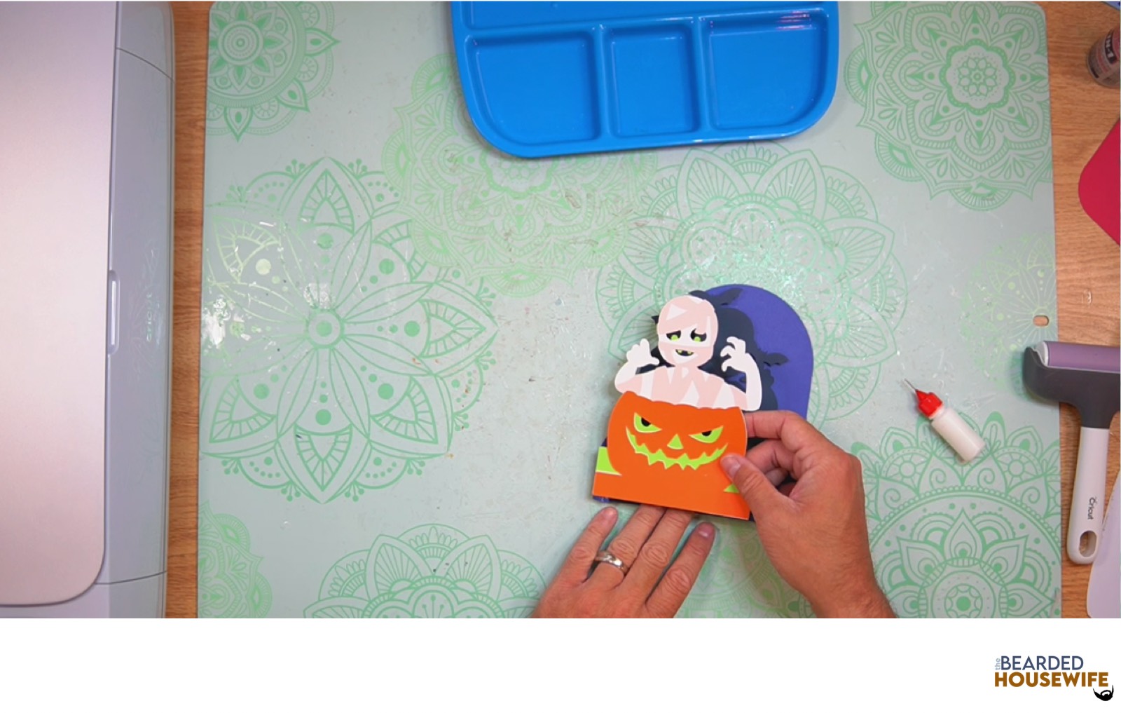 attach the front cover panel