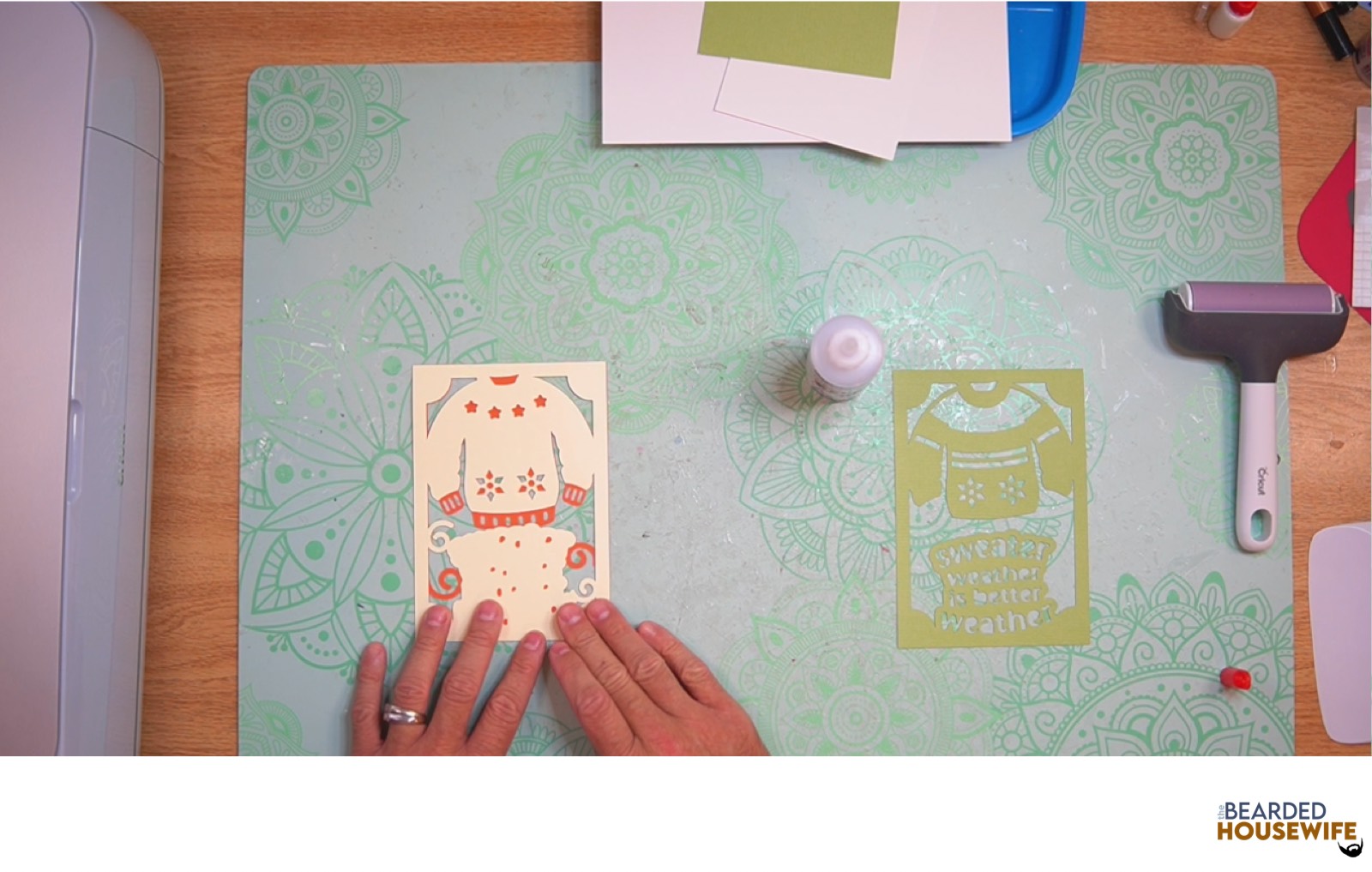 layer the front cover panel