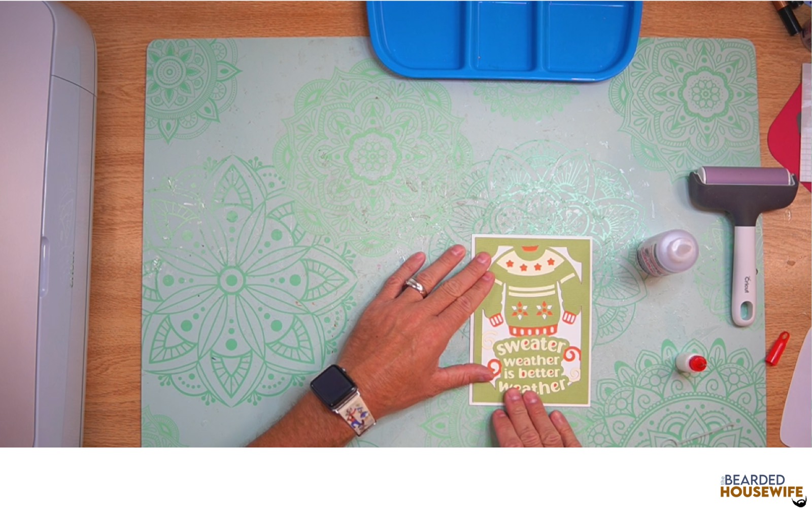 attach the front cover panel