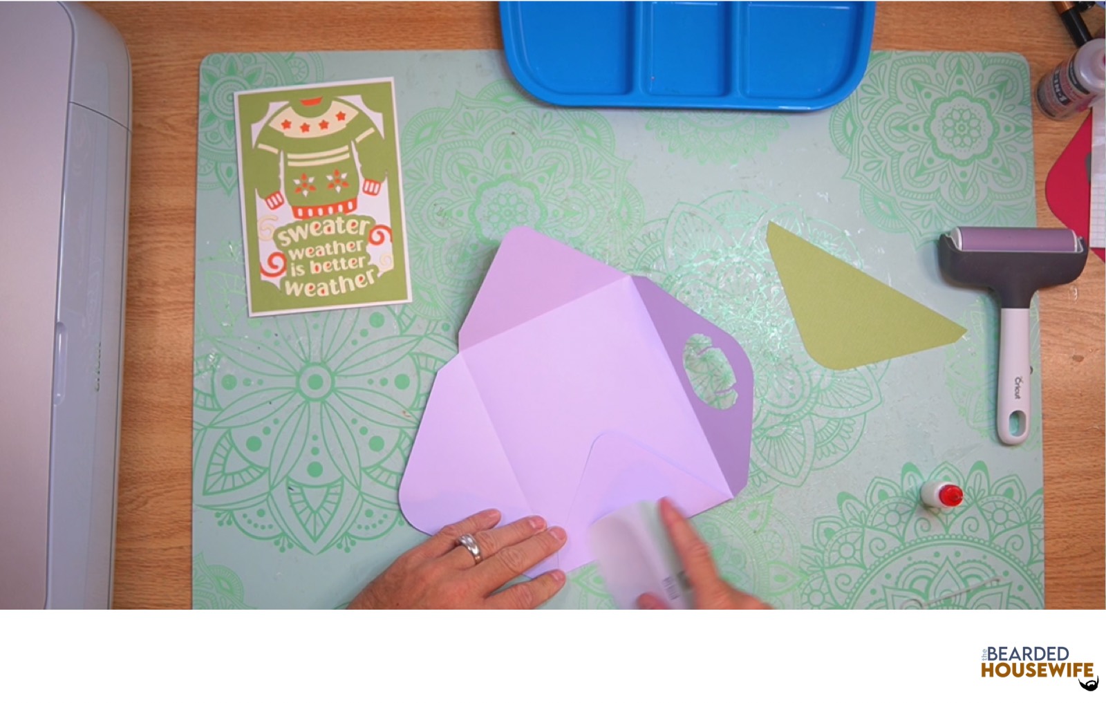 burnish with your scraper