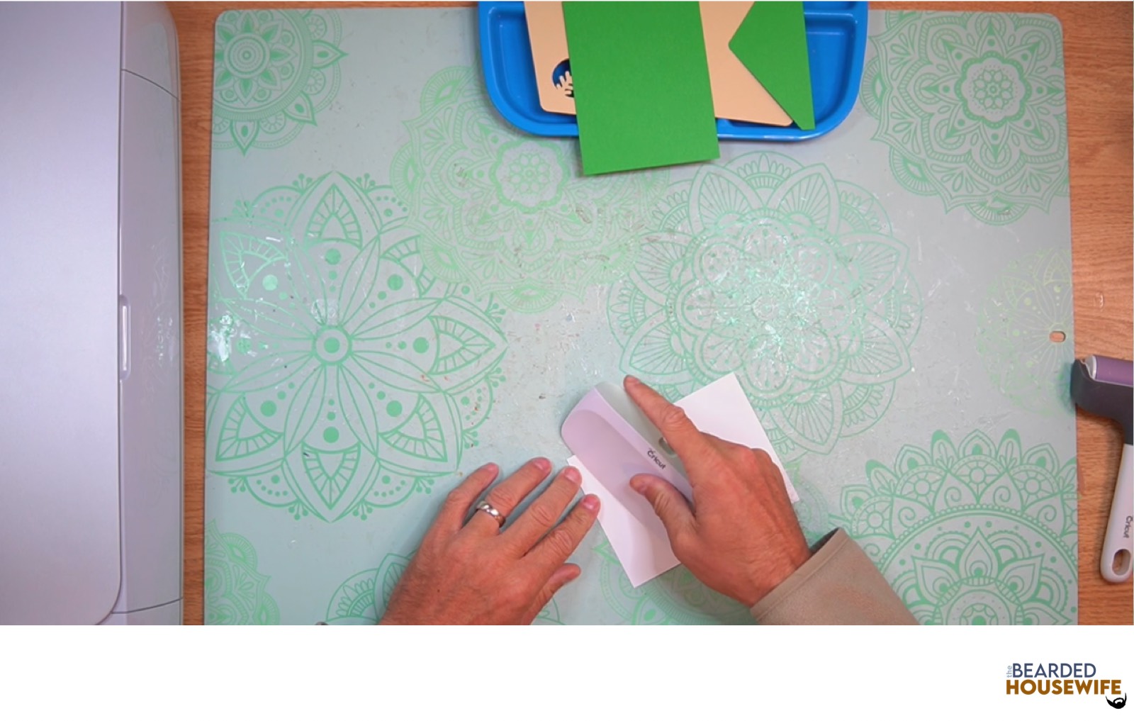 burnish with your scraper