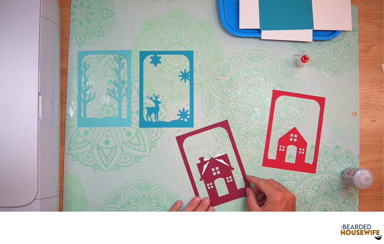 layer the front cover panel