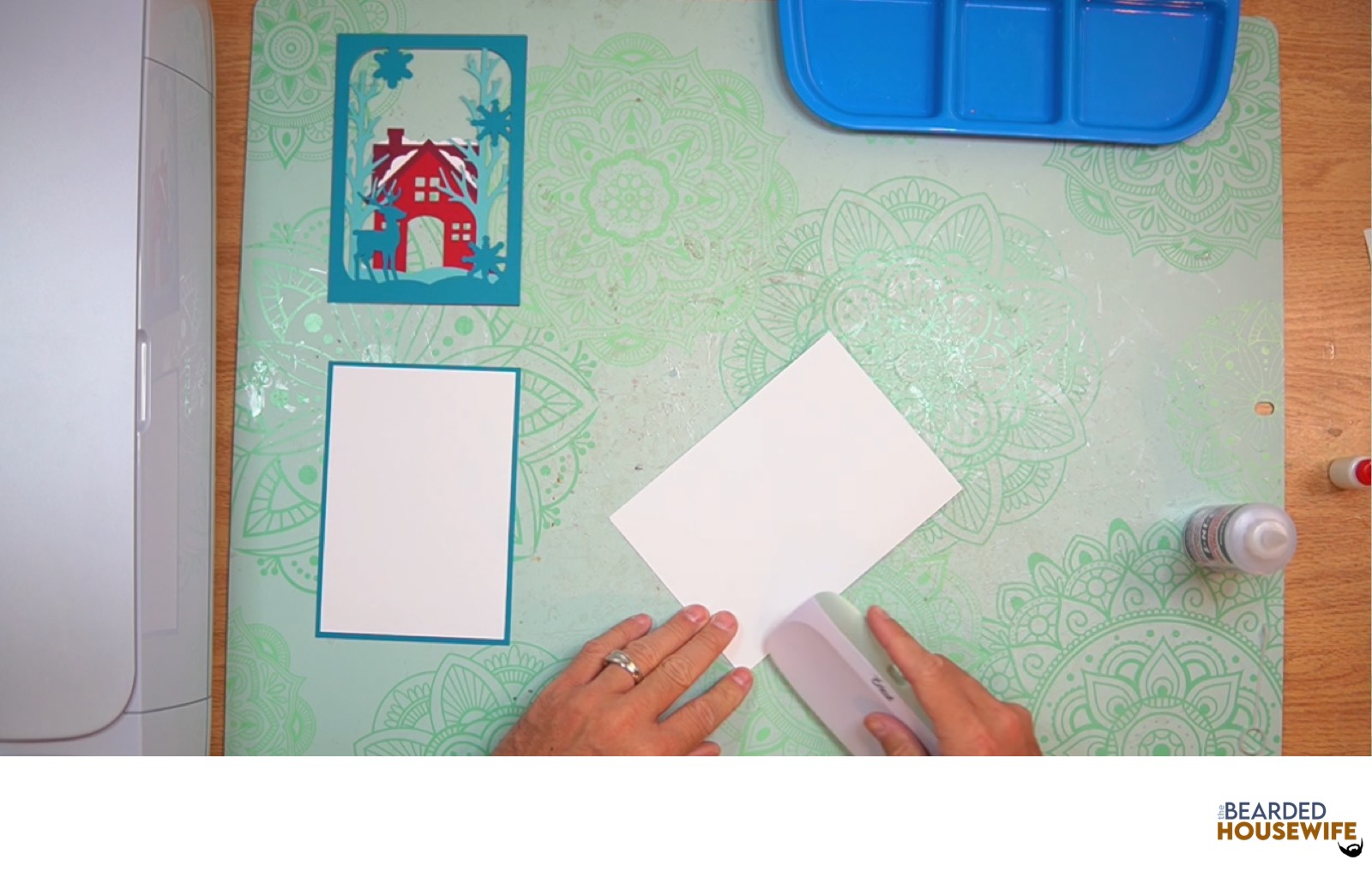 burnish with your scraper