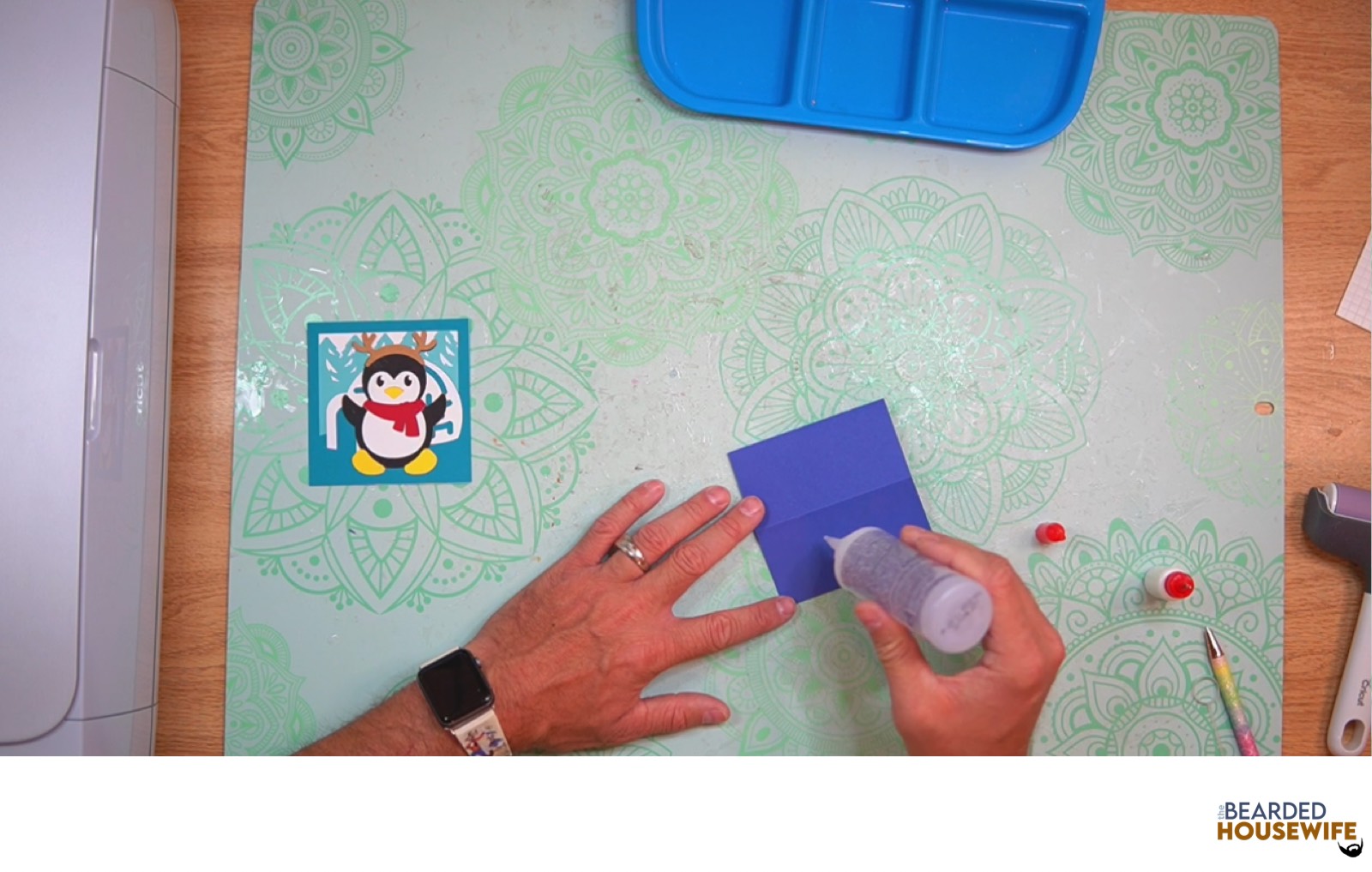 add glue below the the score line