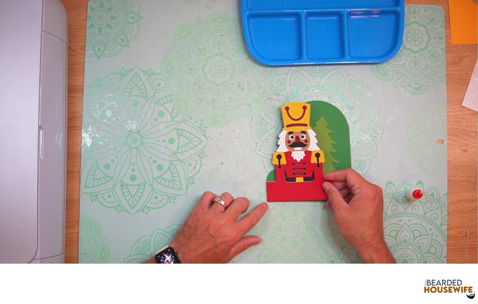 attach the front cover panel