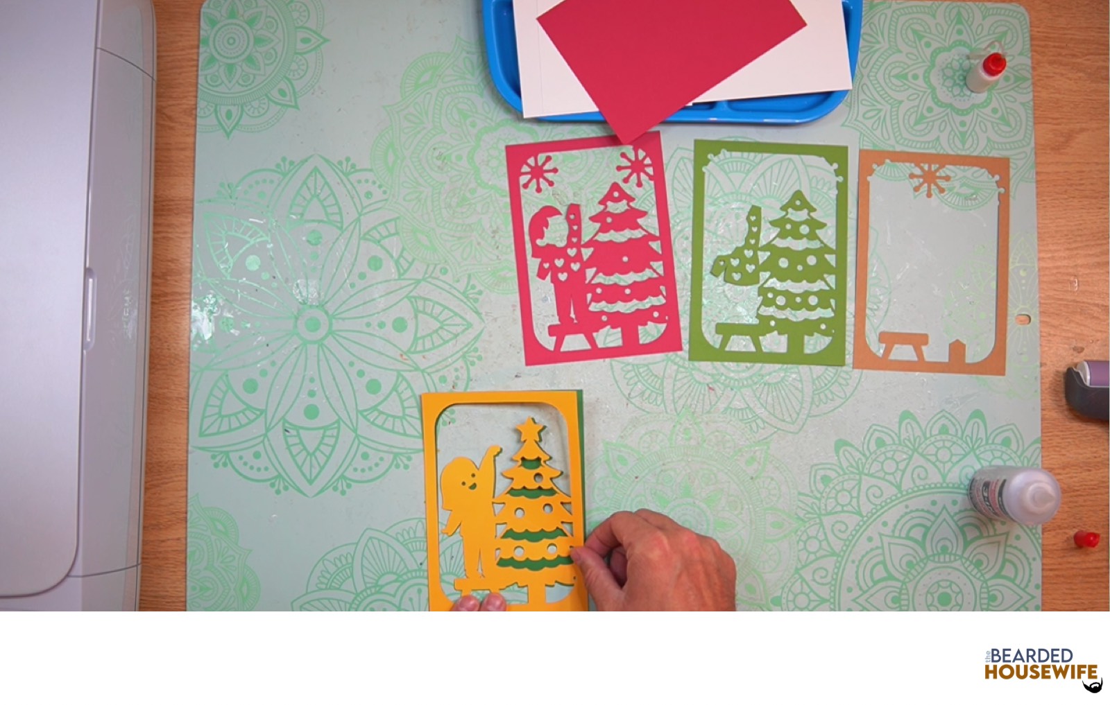 layer the front cover panel