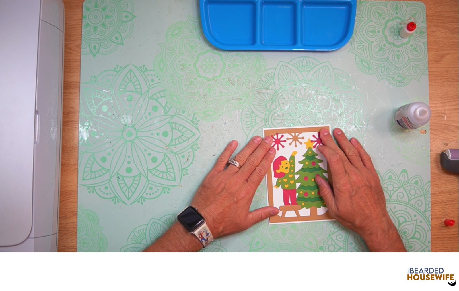 attach the front cover panel