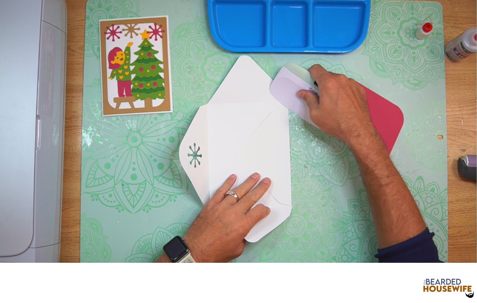 burnish with your scraper