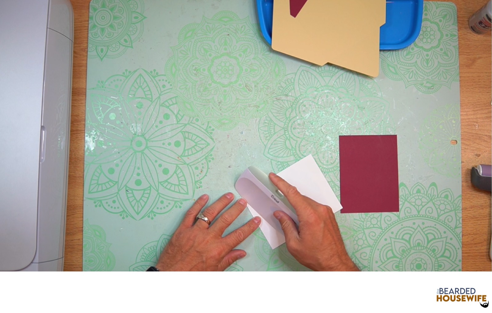 burnish with your scraper